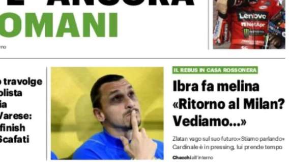 QS: "Ibra fa melina: 'Ritorno al Milan? Vediamo...'"