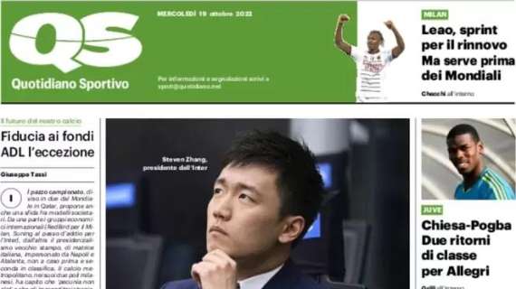 QS: "Leao, sprint per il rinnovo. Ma serve prima dei Mondiali"