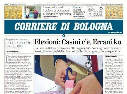 Il Corriere di Bologna e le parole di Donadoni: "Astori era speciale"
