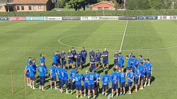  Italia, iniziato l'allenamento in vista della sfida contro l'Inghilterra: Tonali unico assente