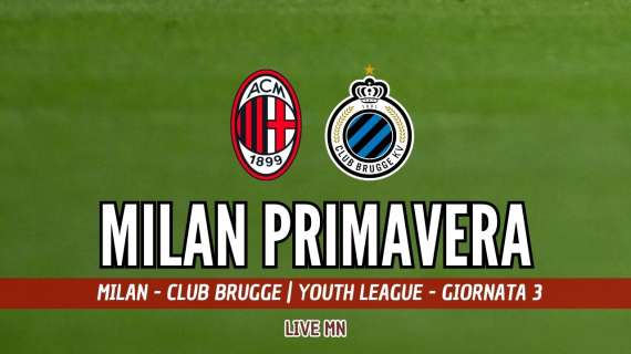 LIVE MN - Youth League, Milan-Club Brugge (1-1): Ossola pareggia al 95', ma quanti rimpianti per i rossoneri...