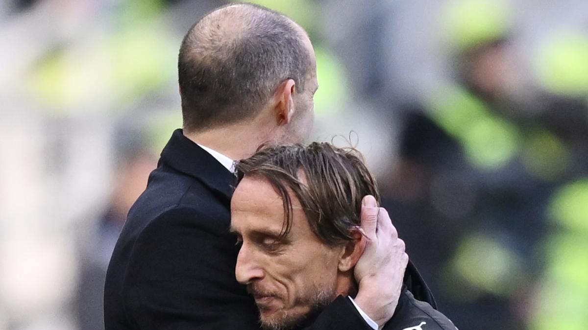 Modric: “Allegri somiglia un po’ ad Ancelotti. Sono felice che oggi sia il mio allenatore”