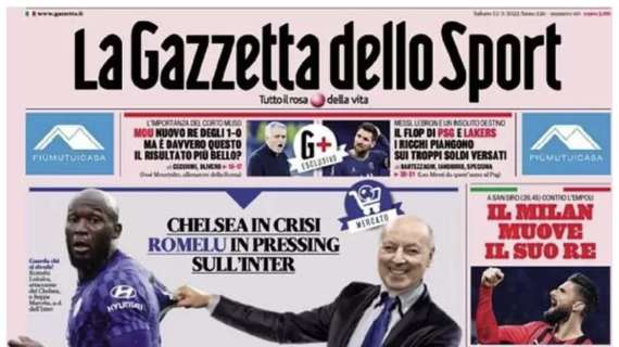 La Gazzetta dello Sport: "Il Milan muove il suo re"