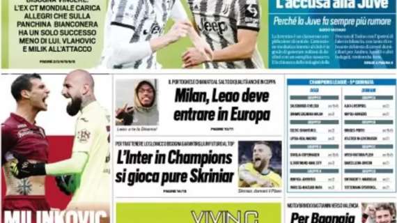Tuttosport in prima pagina: “Milan, Leao deve entrare in Europa”