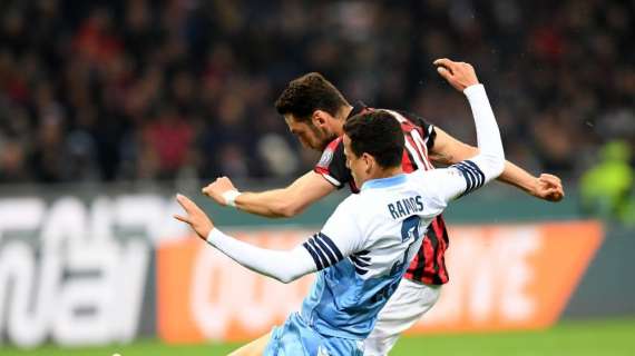 Milan-Lazio, Çalhanoglu al centro del gioco: primo per palloni toccati