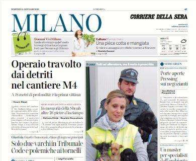 Handanovic-Ibra, Corriere di Milano: "L’antidivo e il divo. Ma sempre decisivi"