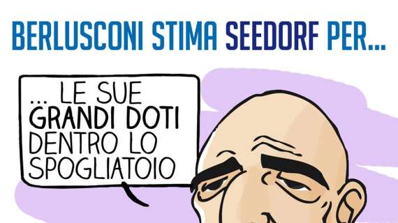 Vignetta MN - Berlusconi stima Seedorf per...