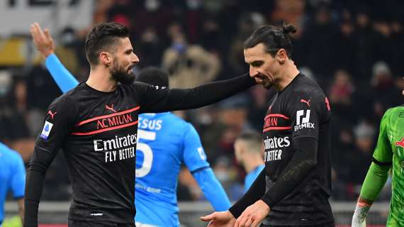 Tuttosport - Milan, il grande dubbio di Pioli verso la Juve: Ibra o Giroud in attacco?