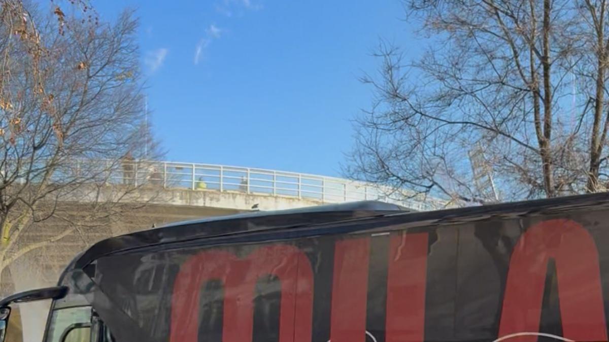 VIDEO MN - Arrivato al Franchi il pullman del Milan