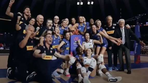 Italia Femminile Campione del Mondo nella pallavolo, il messaggio del Milan: "Complimenti Azzurre!"