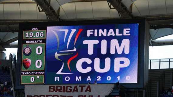 LegaSerieA - Tim Cup: sorteggio "pro forma", per la finale la società in casa sarà il Milan
