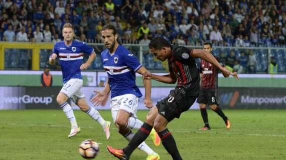 Sampdoria-Milan 0-1: il tabellino della gara