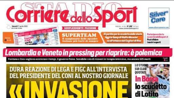 Il CorSport in apertura: "Invasione di campo"