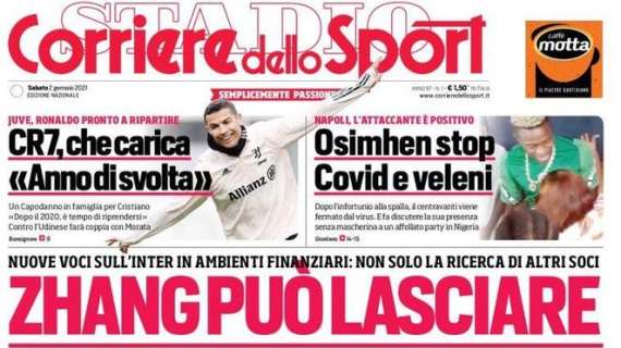 Corriere dello Sport: "Senza pubblico si vince più fuori"