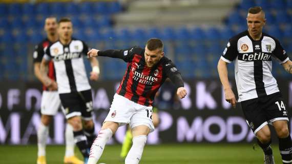 Parma-Milan, 20esima rete nei primi 30’ minuti di gioco per i rossoneri in Serie A