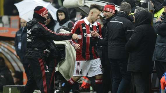 El Shaarawy va direttamente negli spogliatoi dopo la sostituzione, Amelia prova a fermarlo ma...
