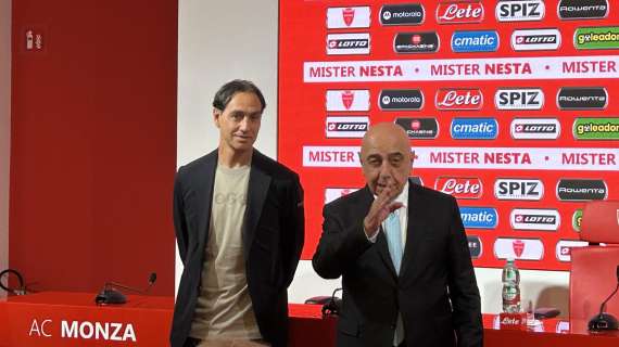 Galliani: "Nesta un monumento quando giocava. Interpreta bene il 3-4-2-1 e gioca simile a Palladino"