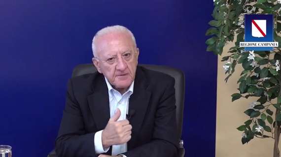 De Luca: "L'Arechi di Salerno sarà uno dei pochi stadi in grado di ospitare i campionati Euro 2032"