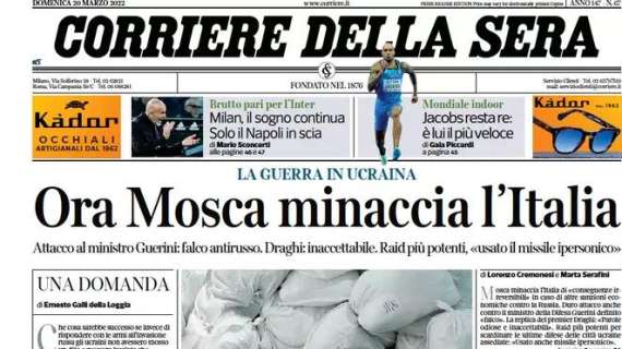Milan, Corriere della Sera: "Il sogno continua"