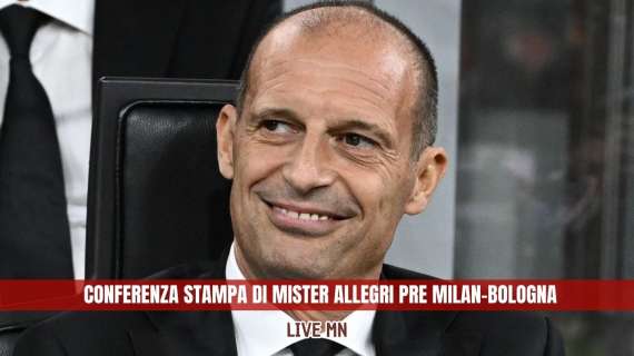 LIVE MN - Allegri: "Leao non ci sarà domani, il soleo è un muscolo pericoloso. Bisogna cominciare a vincere in casa"