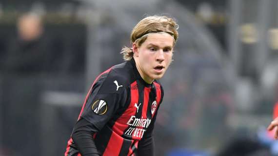 Milan, contro il Napoli all'andata è arrivata l'unica rete in Serie A di Hauge