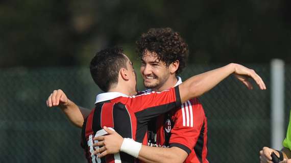 Finisce 1-1 il primo tempo della partitella: a segno Pato e Pazzini