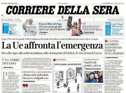 Corriere della Sera: "Accuse, sospetti, liti: il nostro calcio nel caos"