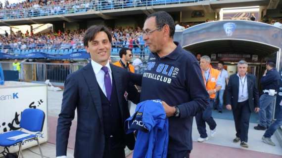 Montella-Sarri, l'allenatore del Napoli in vantaggio negli scontri diretti