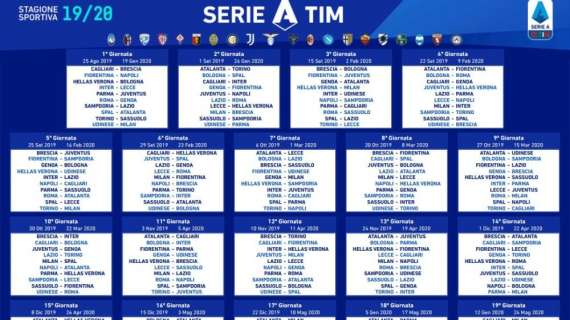 Serie A 2019/20: le date degli impegni del Milan in campionato