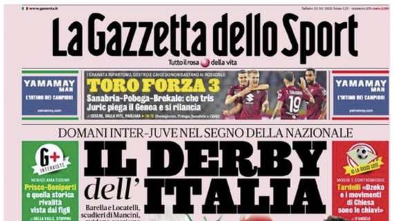 La Gazzetta dello Sport: "Milan in corsia d'emergenza"