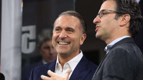 FOTO - Cardinale e Gordon Singer a San Siro per Milan-PSG di Champions League