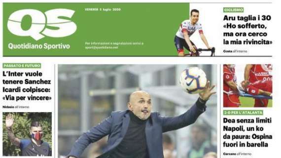 Il QS in prima pagina: "Da Pjanic a Ibrahimovic: separati in casa. Titolari fissi, ma col futuro lontano di qui"