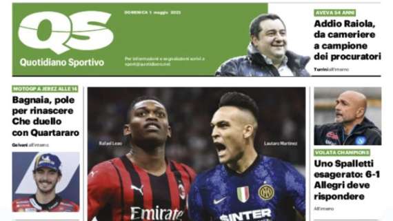 Lotta scudetto, QS: “Milan e Inter, derby infinito”
