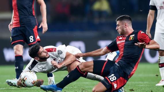 Genoa, secondo allenamento verso il Milan: Ghiglione torna in campo