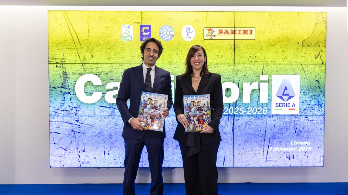 Presentato a Lissone il nuovo album Calciatori Panini 2025-2026