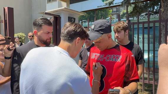 VIDEO MN - Ricci arrivato al Centro Ambrosiano per l'idoneità sportiva