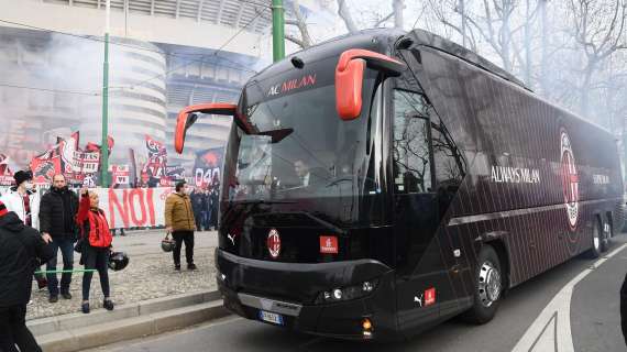 MN - Milan, i rossoneri sono arrivati ora a San Siro