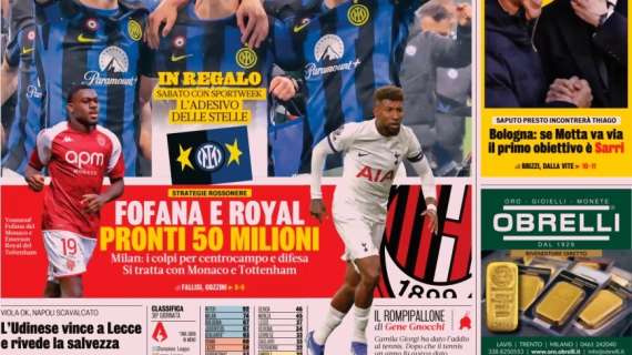 Il mercato sotto la lente: le prime pagine dei principali quotidiani sportivi sul Milan