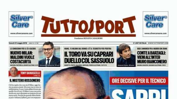 Tuttosport: "Nuovo Milan: Maldini vuole Costacurta"