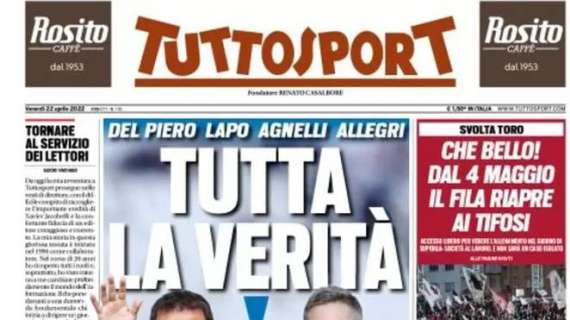 Tuttosport Apre Così: "Milano, Occhio Ti Serve Uno Stadio Più Grande"