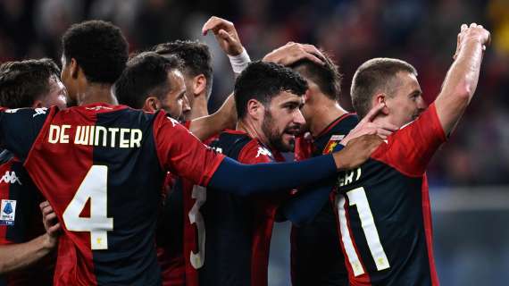 Serie A, il Genoa non fa sconti a nessuno: battuto 2-1 il Sassuolo