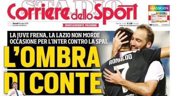 Il Corriere dello Sport in prima pagina: "Il Milan ribalta Kurtic"