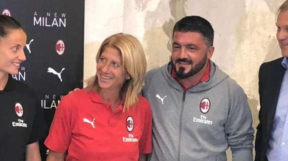 Gattuso su Juve-Milan: "Forza ragazze, auguro il meglio a Carolina"