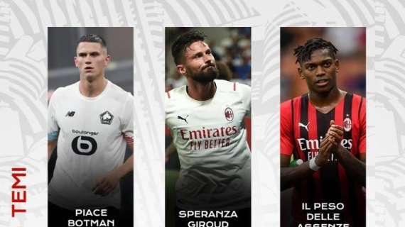 LIVE MN - Dalle 19 siamo in diretta su Twitch! I temi: speranza Giroud, ma gli infortuni pesano. Piace Botman