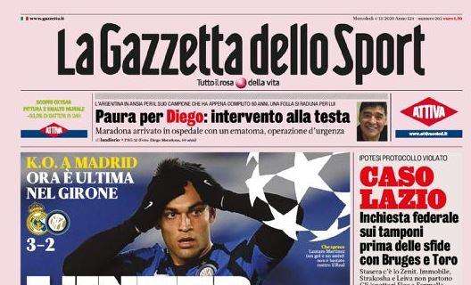 La Gazzetta in prima pagina: "Milan, crescono bene quei bravi ragazzi del '99"