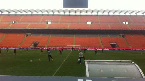 Il Milan si allena a San Siro (FOTO)