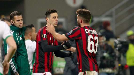 Tuttosport - Milan, nuova staffetta in attacco: out Cutrone, Gattuso si affida a Kalinic contro la Lazio