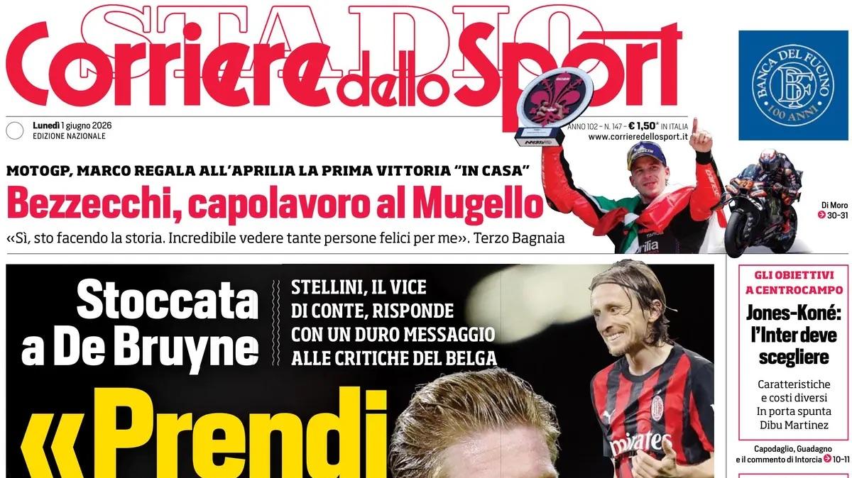 CorSport: "Milan, scappano tutti. Da Leao a Rabiot: è una fuga di massa"