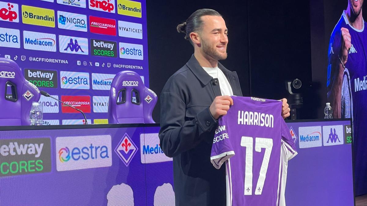 Harrison: "Spero di seguire le orme di Pirlo ed aiutare la Fiorentina"