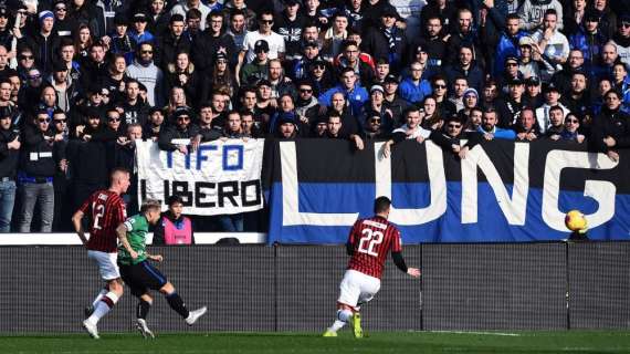 Atalanta-Milan 1-0 al primo tempo, rossoneri in balia dell'avversario
